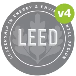 LEED v4 certification logo