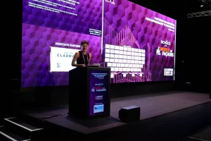 AESG speaker presenting at ZAK World of Facades, London, November 2025