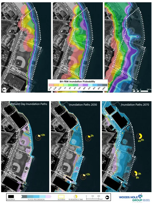 Flooding Probability studies conducted in Boston - the Boston harbor flood risk model The Boston Harbor Fl