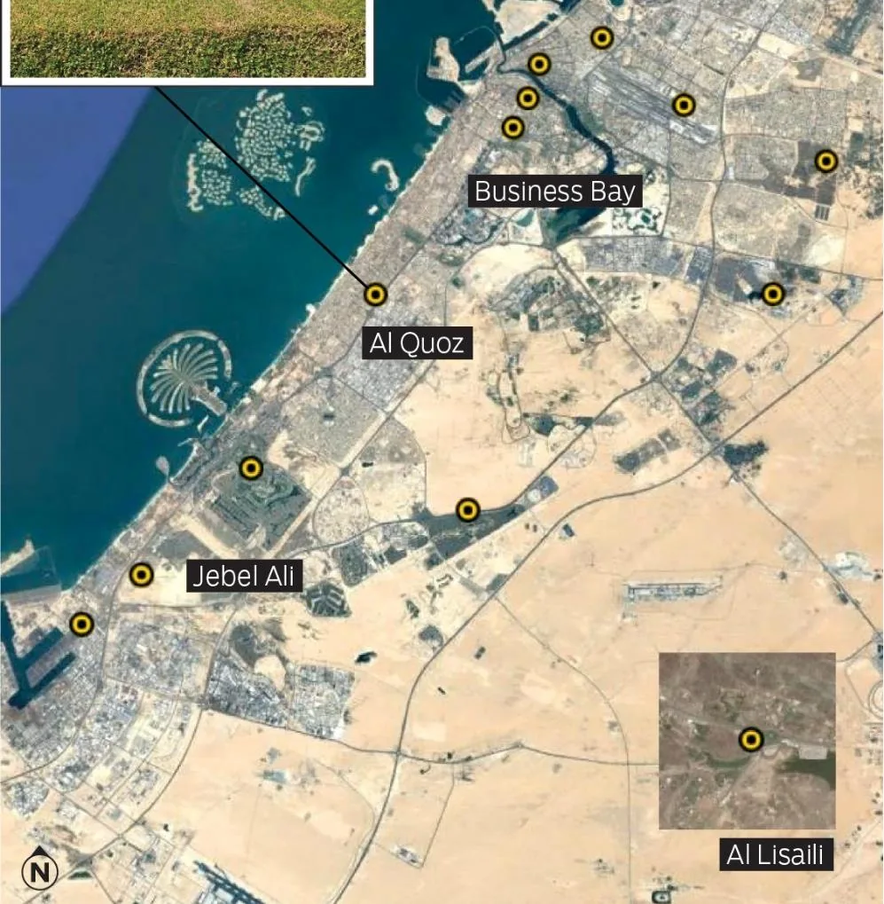 air quality monitoring stations in Dubai (source: gulf news, 2012) The Emirate of Sharjah also has an air qual